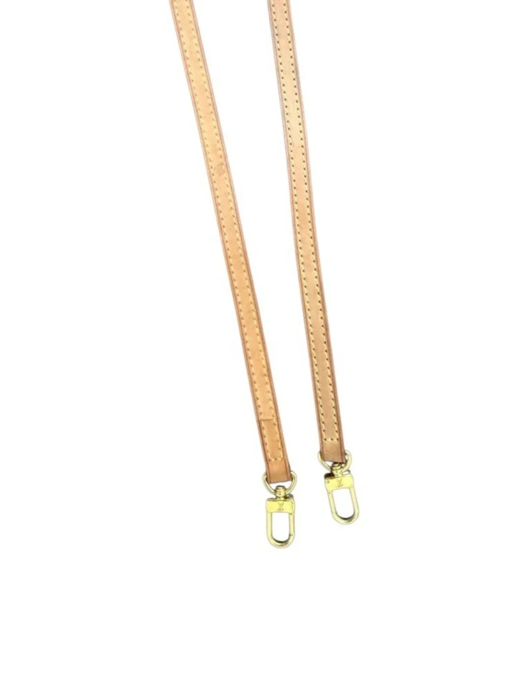 Authentic Louis Vuitton Authentic Vachetta Leather Strap for Eva Clutch 47